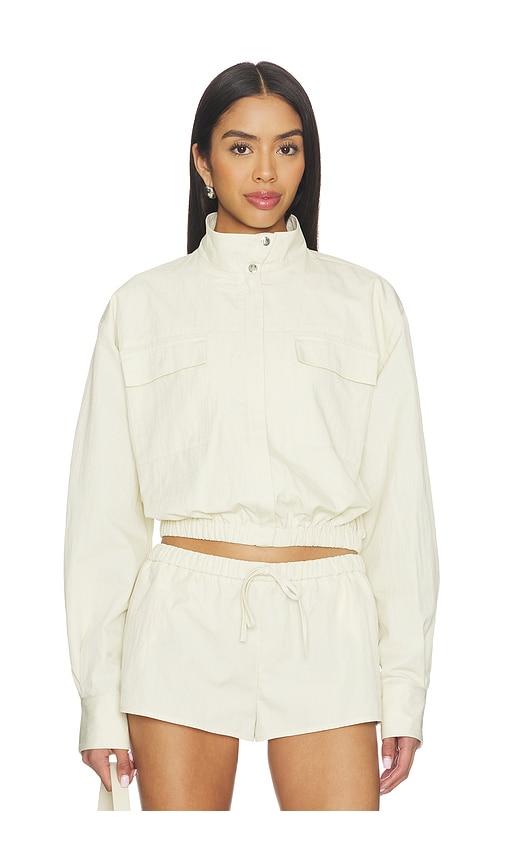 lovers and friends edith jacket in ivory.