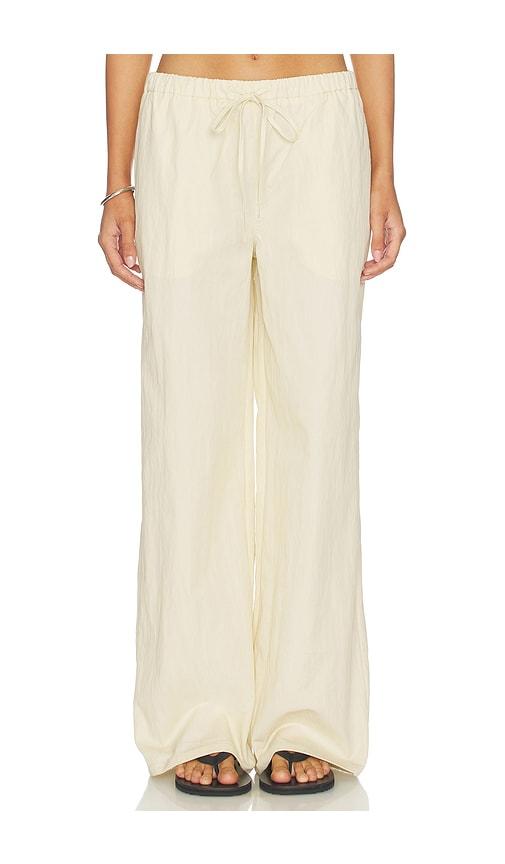 lovers and friends edith pant in ivory.