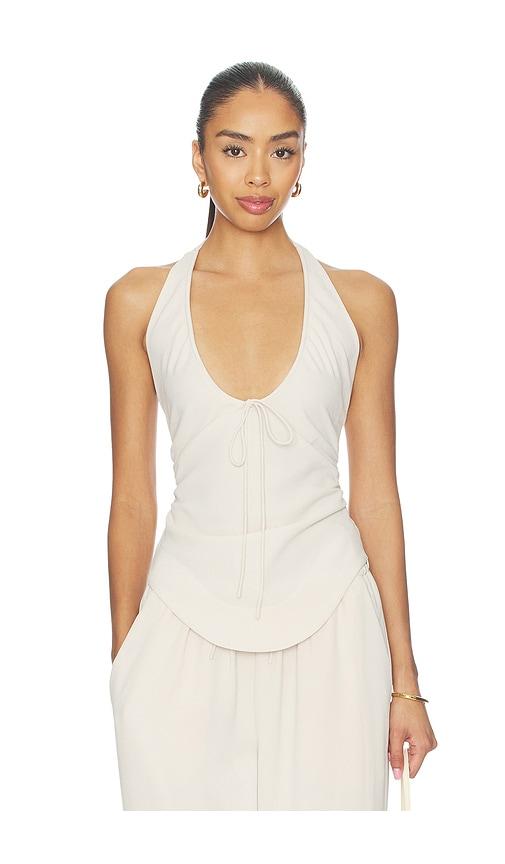 lovers and friends elina top in neutral.