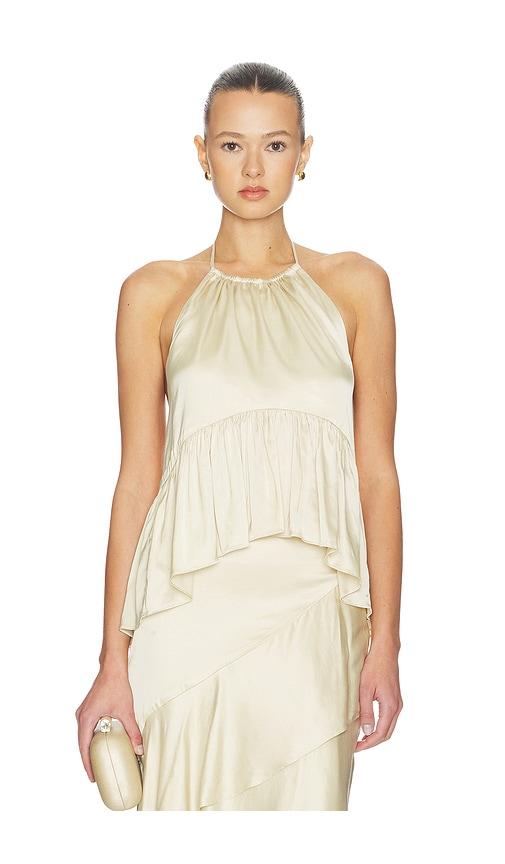 lovers and friends emma top in beige.