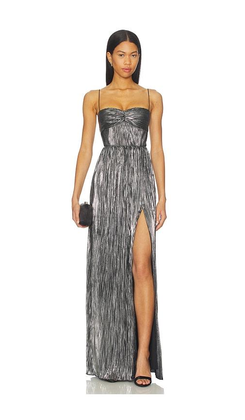 lovers and friends emmy gown in black.
