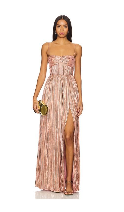 lovers and friends emmy gown in pink.