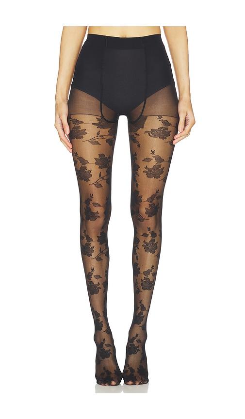 lovers and friends estella tights in black.