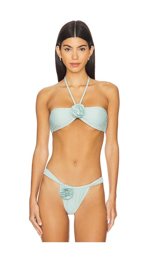 lovers and friends feel good top in baby blue.