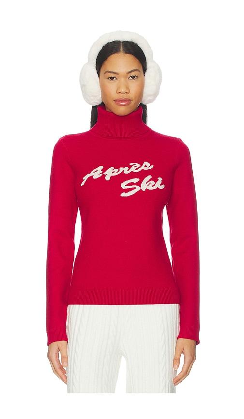 lovers and friends georgina pullover sweater in red.