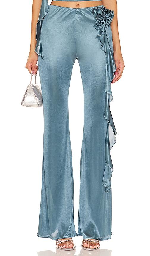 lovers and friends giulia pant in blue.