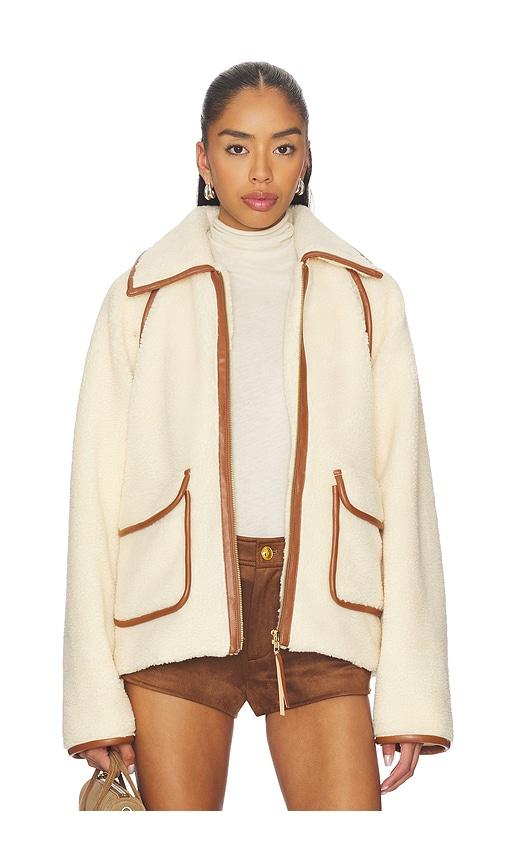 lovers and friends hailey jacket in cream.