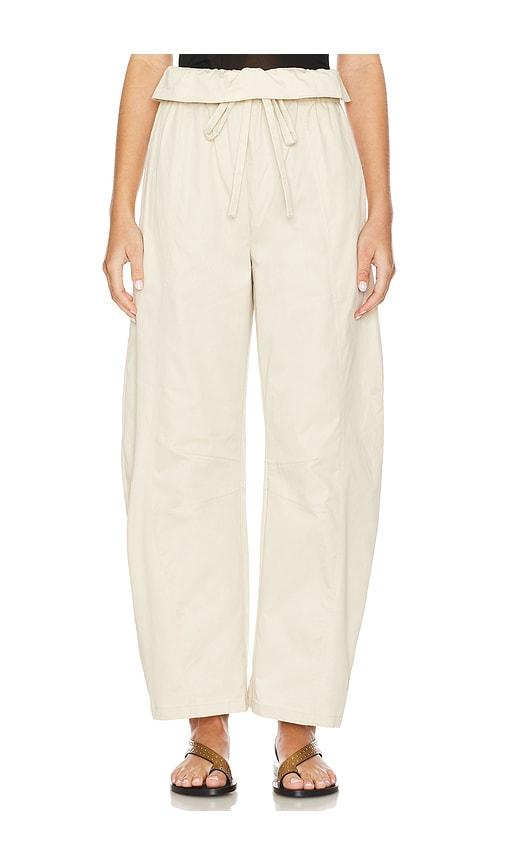 lovers and friends hayley pant in beige.
