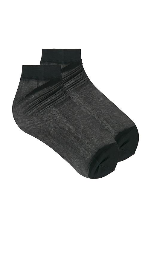 lovers and friends heidi sheer sock in black.