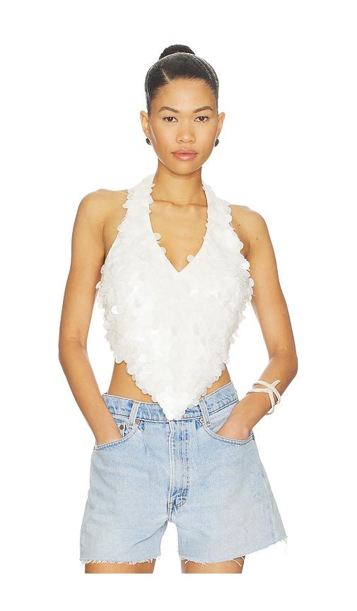 lovers and friends ilara top in ivory.
