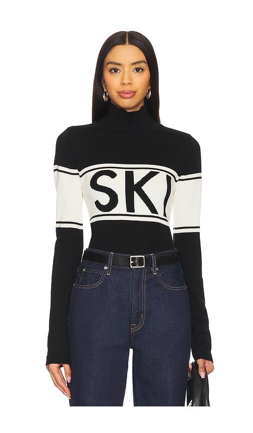 lovers and friends janna ski sweater in black.