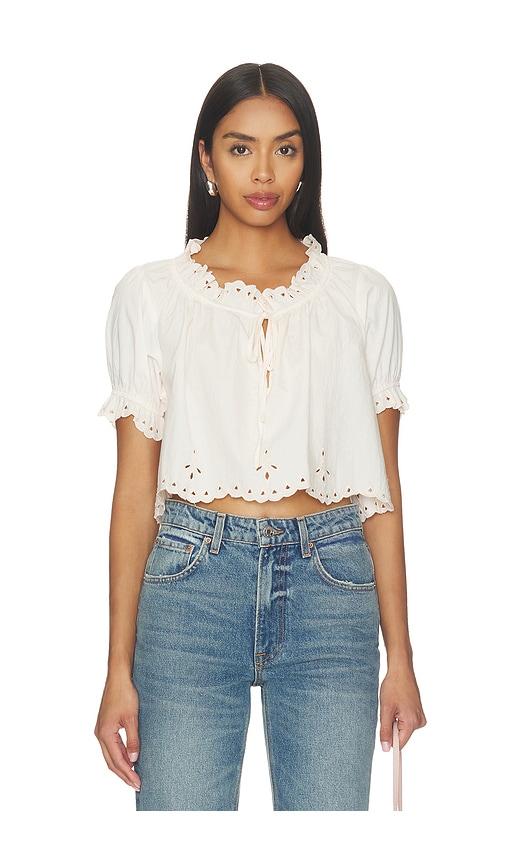 lovers and friends jasmine top in pink.