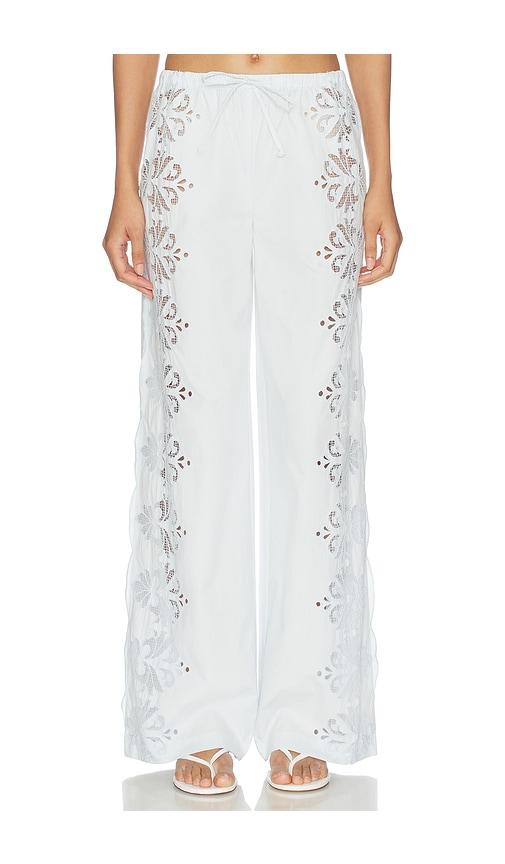 lovers and friends jolie pant in baby blue.