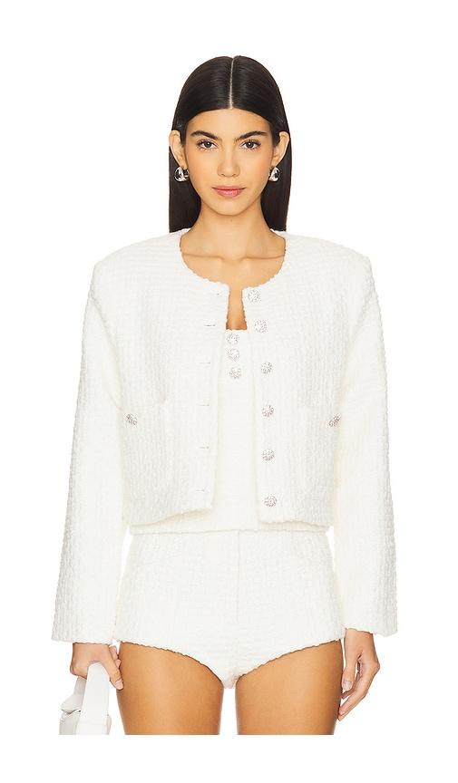 lovers and friends josephine jacket in white.