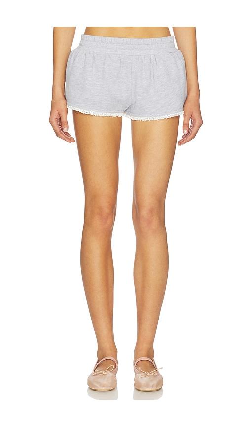 lovers and friends juliana short in light grey.