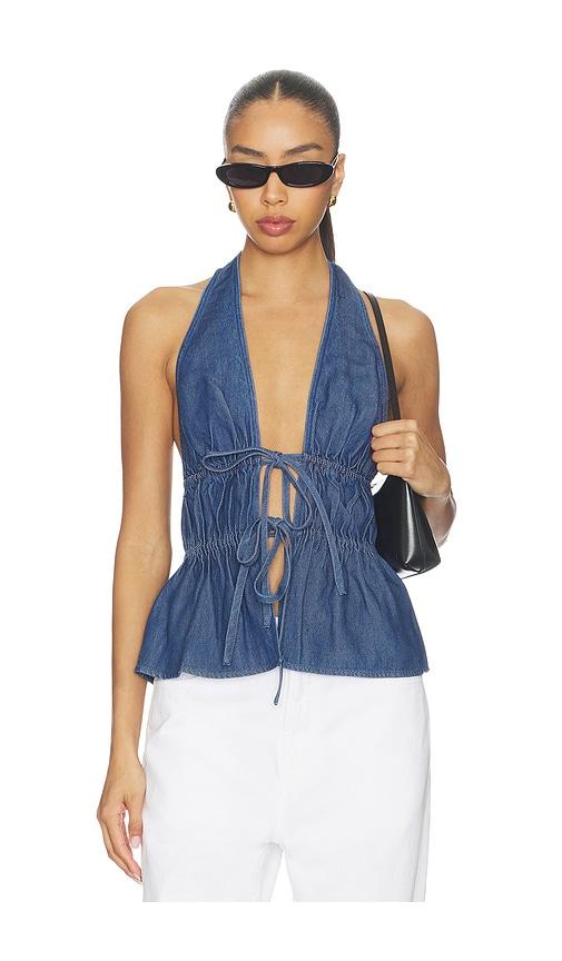 lovers and friends juni top in blue.