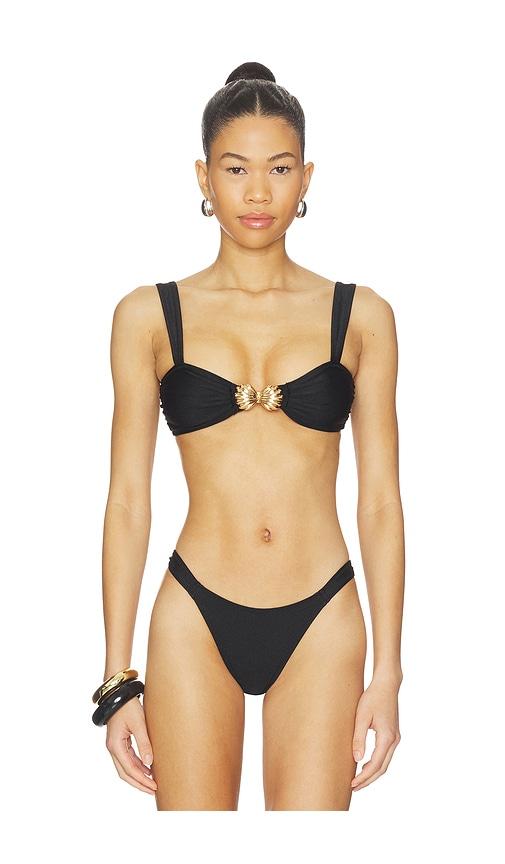 lovers and friends kailani top in black.