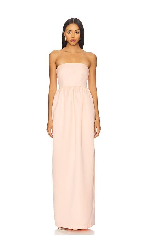 lovers and friends katya gown in pink.