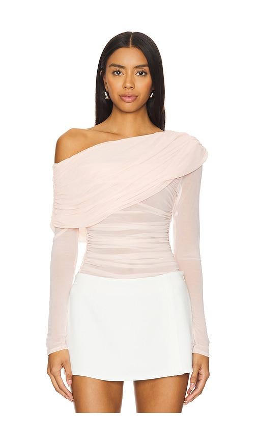 lovers and friends kylee top in blush.