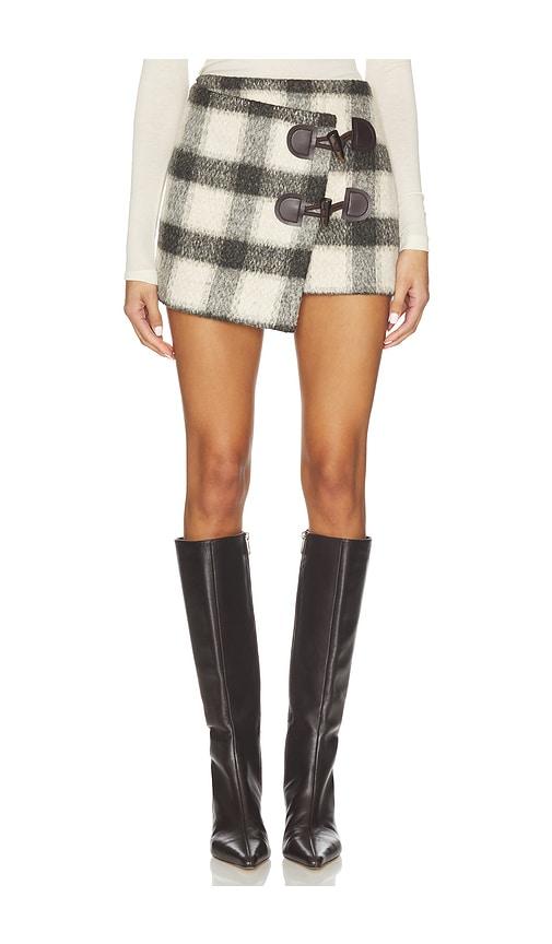 lovers and friends leonie mini skirt in black.