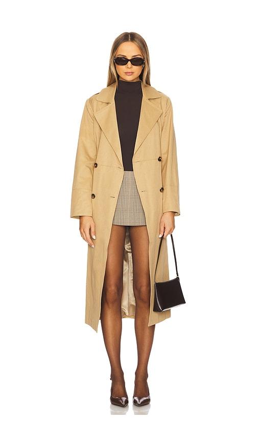 lovers and friends lindsey jacket in beige.