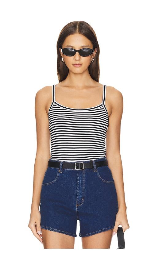 lovers and friends lucy tank top in black.