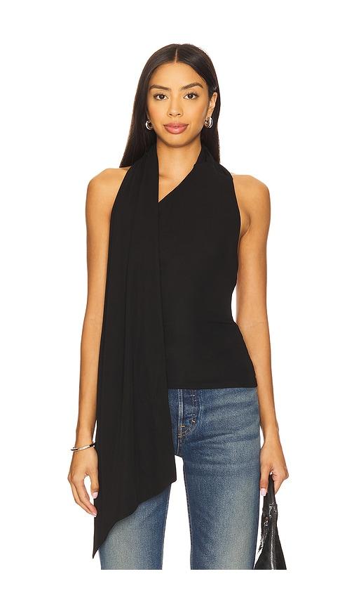 lovers and friends maisie top in black.