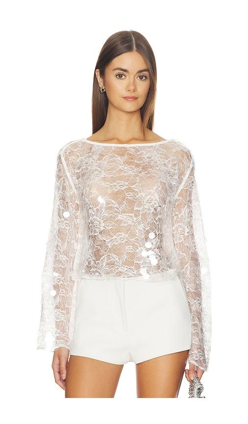 lovers and friends mally top in white.