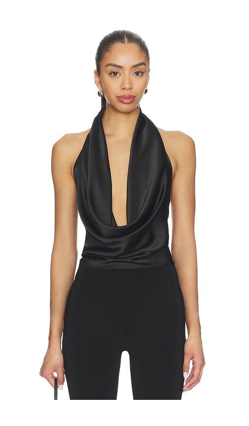 lovers and friends mayra top in black.