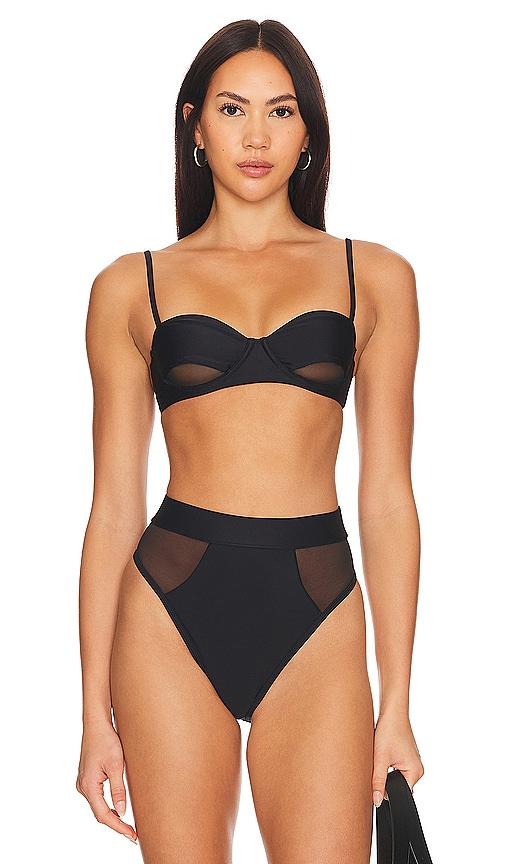 lovers and friends midnight ride top in black.