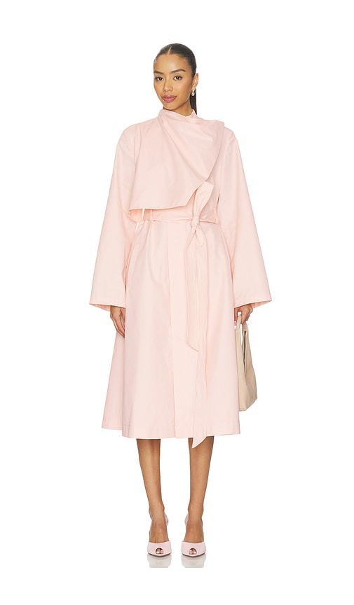 lovers and friends miranda jacket in blush.
