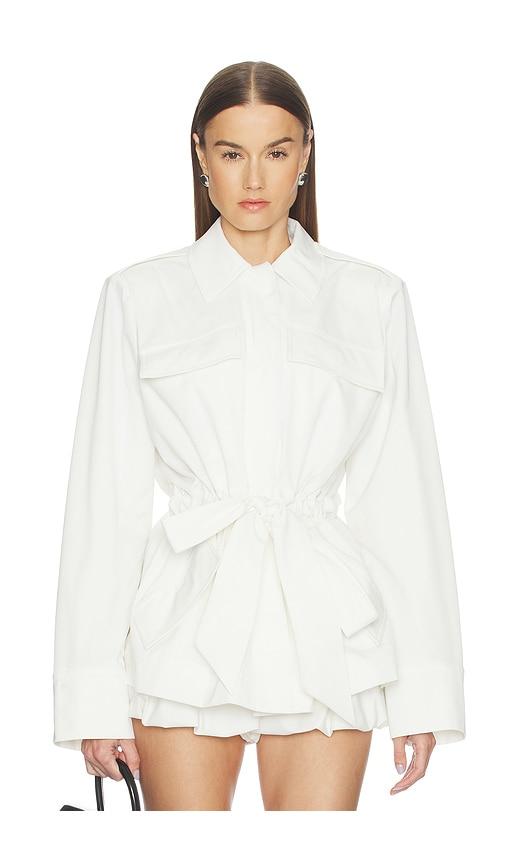 lovers and friends natalie jacket in white.