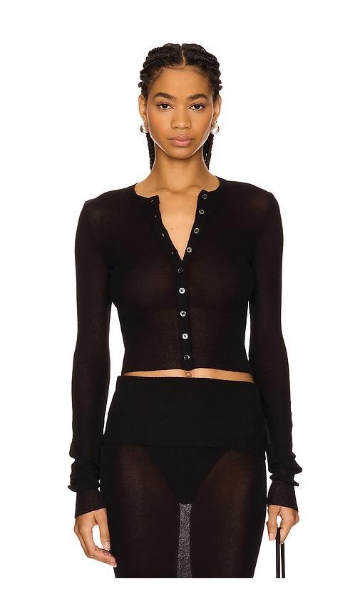 lovers and friends nataly cardigan in black.