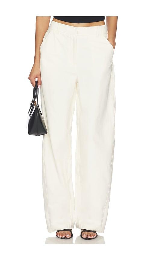 lovers and friends nelly pant in cream.