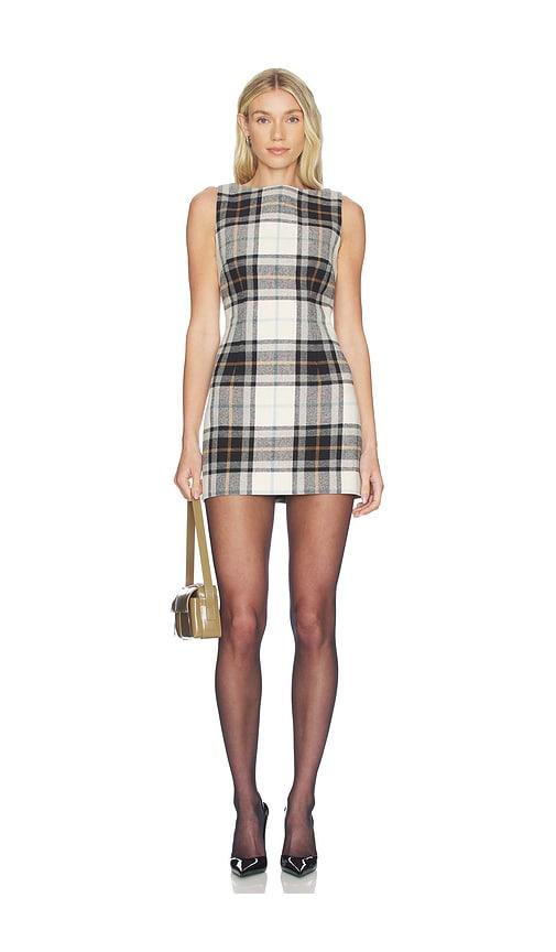 lovers and friends nola mini dress in cream.