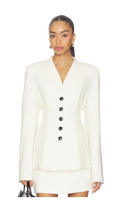 lovers and friends paola blazer in white.