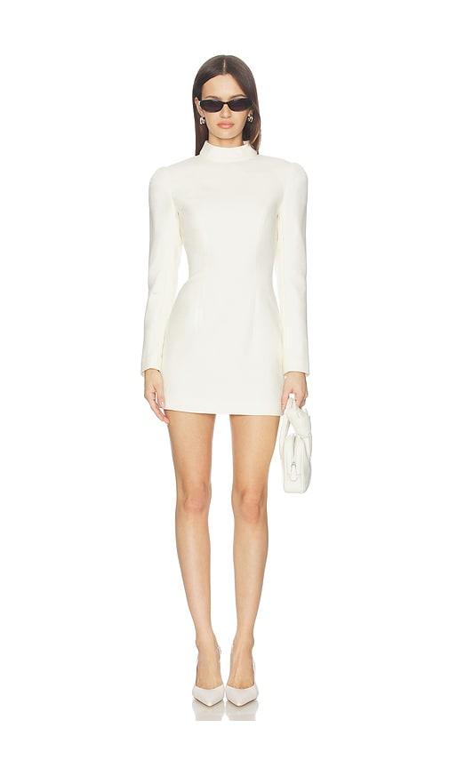lovers and friends paola mini dress in white.