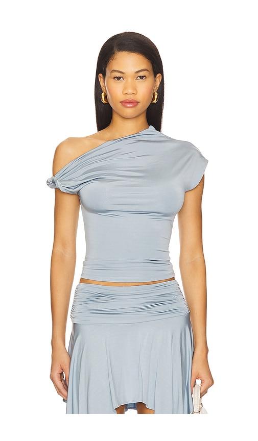 lovers and friends rowan top in blue.