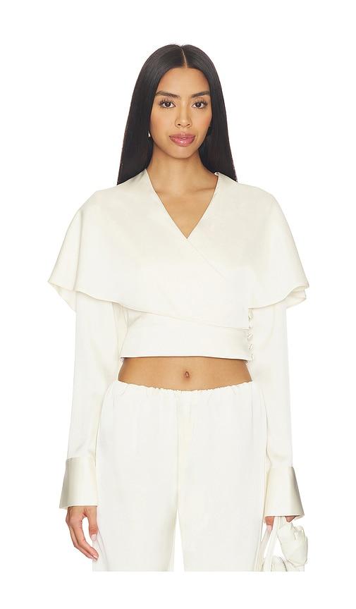lovers and friends samira top in cream.