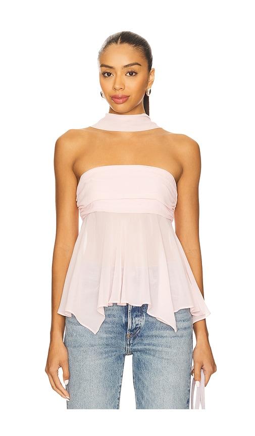 lovers and friends sierra top in pink.