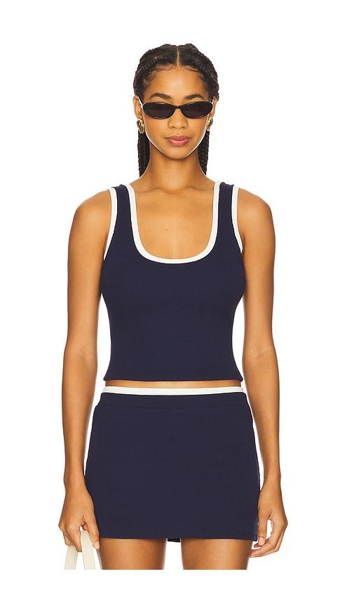 lovers and friends stella top in navy.