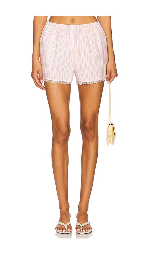 lovers and friends sylvie short in blush.