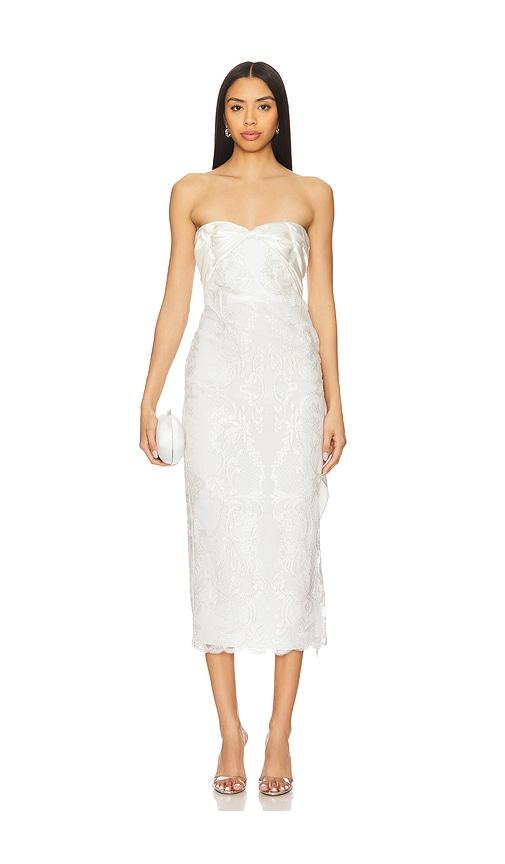 lovers and friends thessaly dress in white.