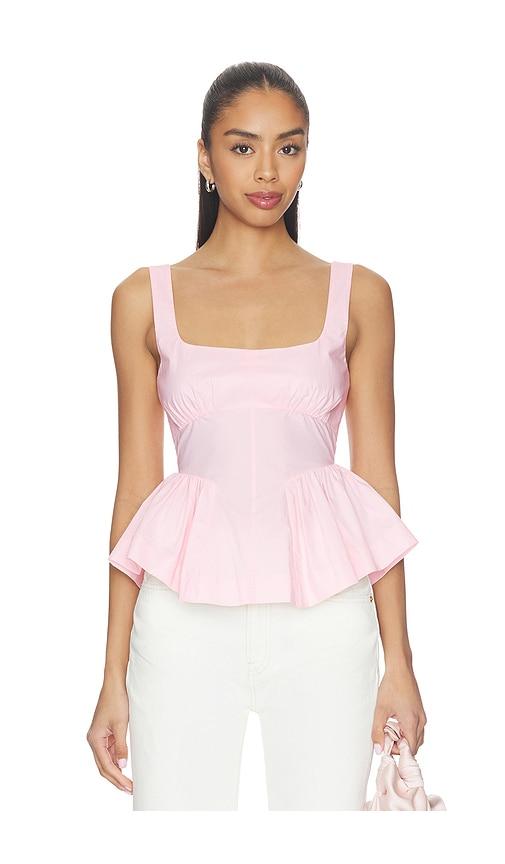 lovers and friends victoria top in pink.