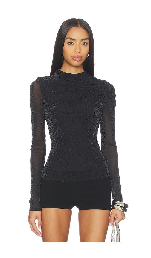 lovers and friends vivian top in black.
