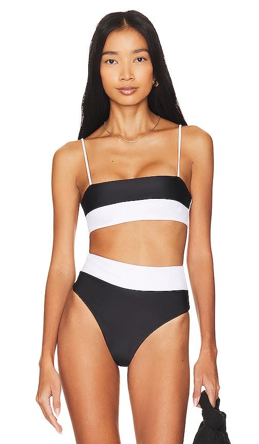 lovers and friends west coast top in black,white.