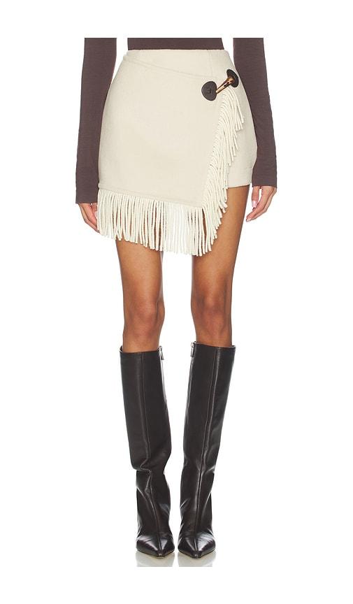 lovers and friends whitney skort in cream.