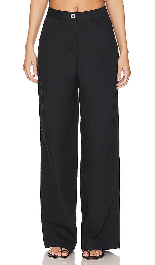 lovers and friends x anja dujakoviä savana pant in black.