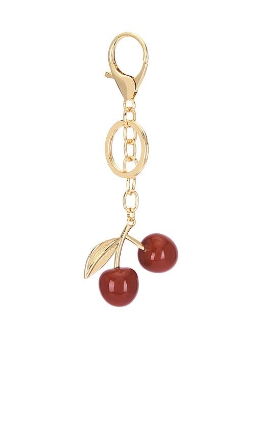 lovers and friends x christina elezaj cherie bag chain in metallic gold.