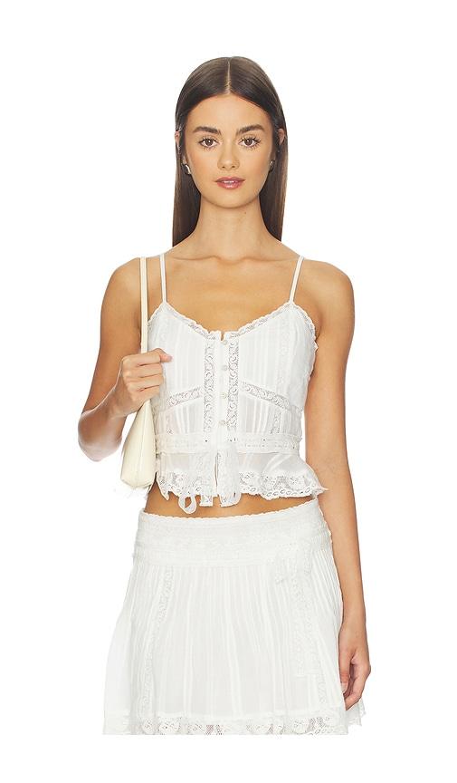 loveshackfancy avra top in white.